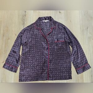 Vicyoria's Secret Long Sleeve Satin Pajama Top